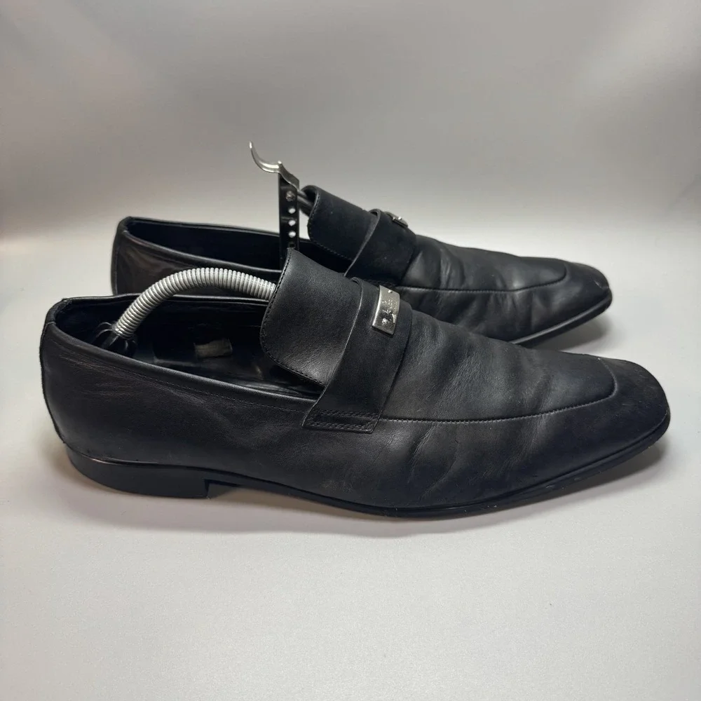 GUCCI Men's Black Florence Leather dress shoes loafers Italy Size‎ 11 -US